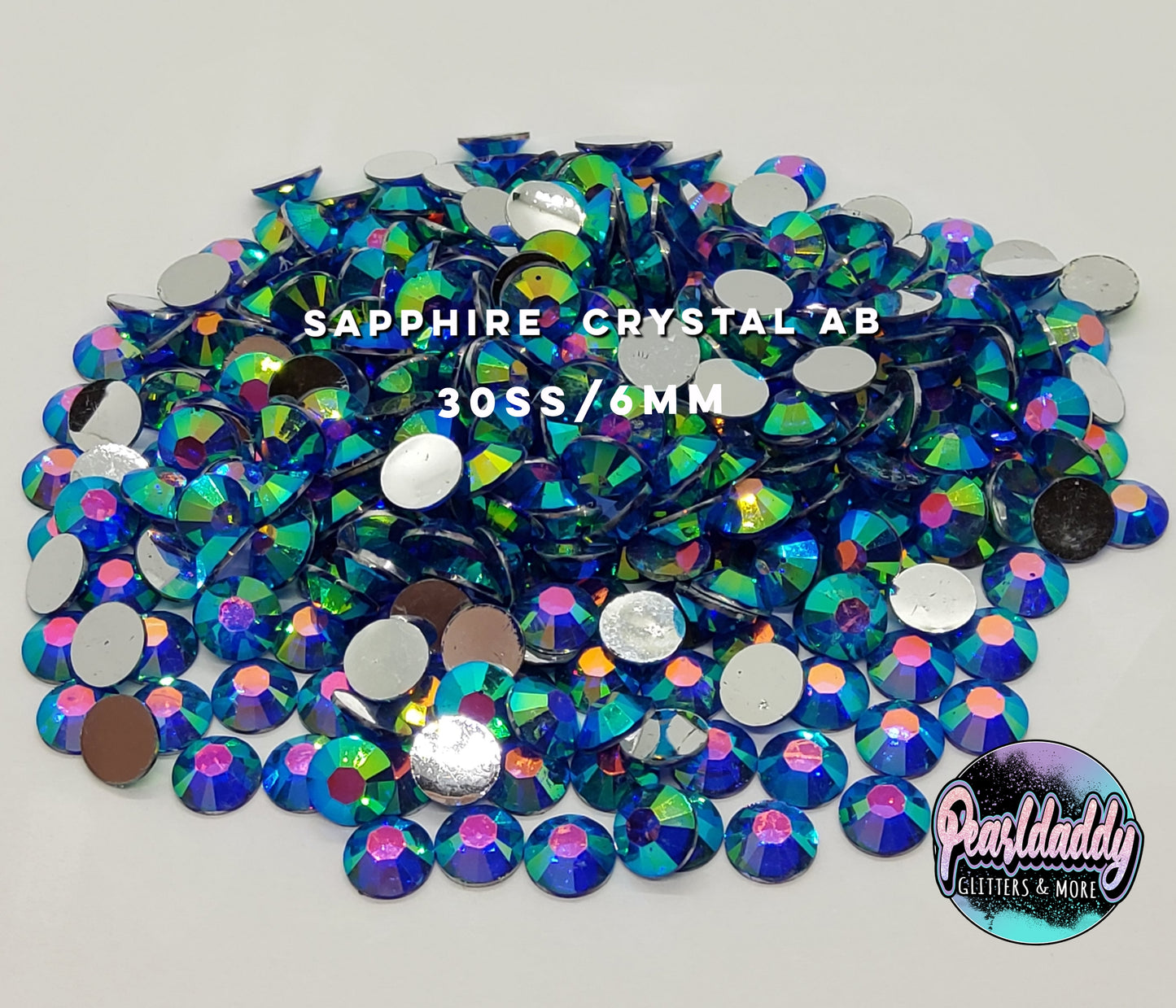Sapphire Crystal AB Rhinestones