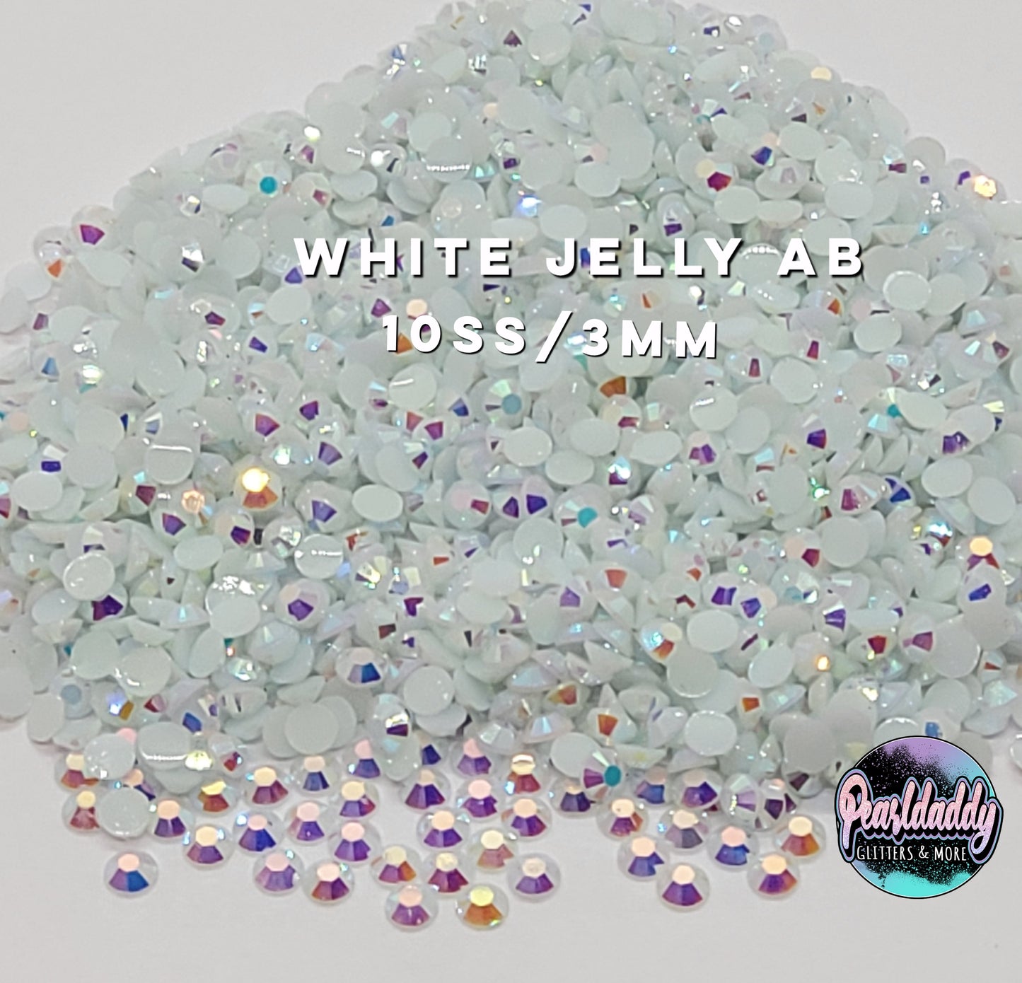 White Jelly AB Rhinestones