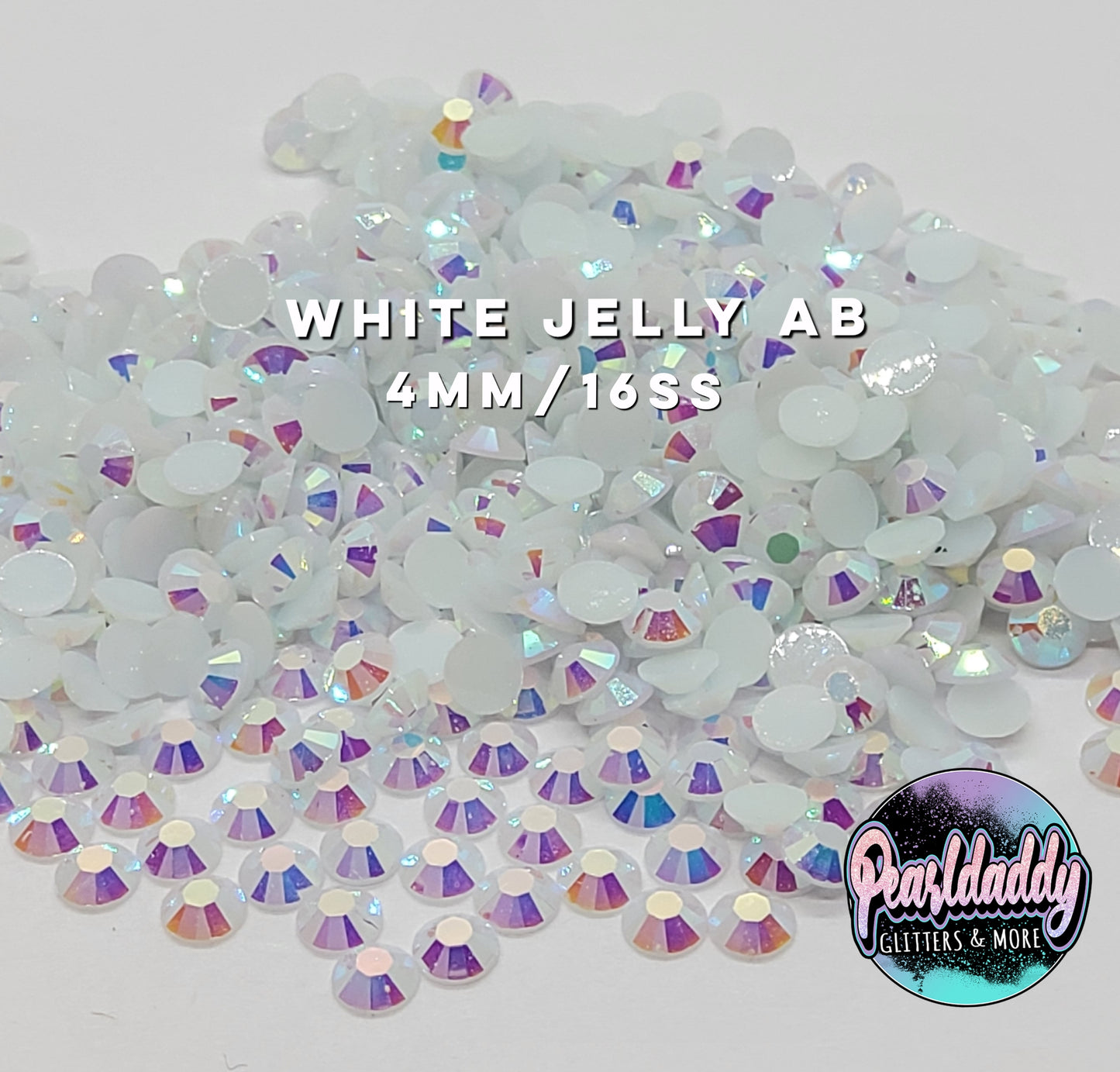 White Jelly AB Rhinestones