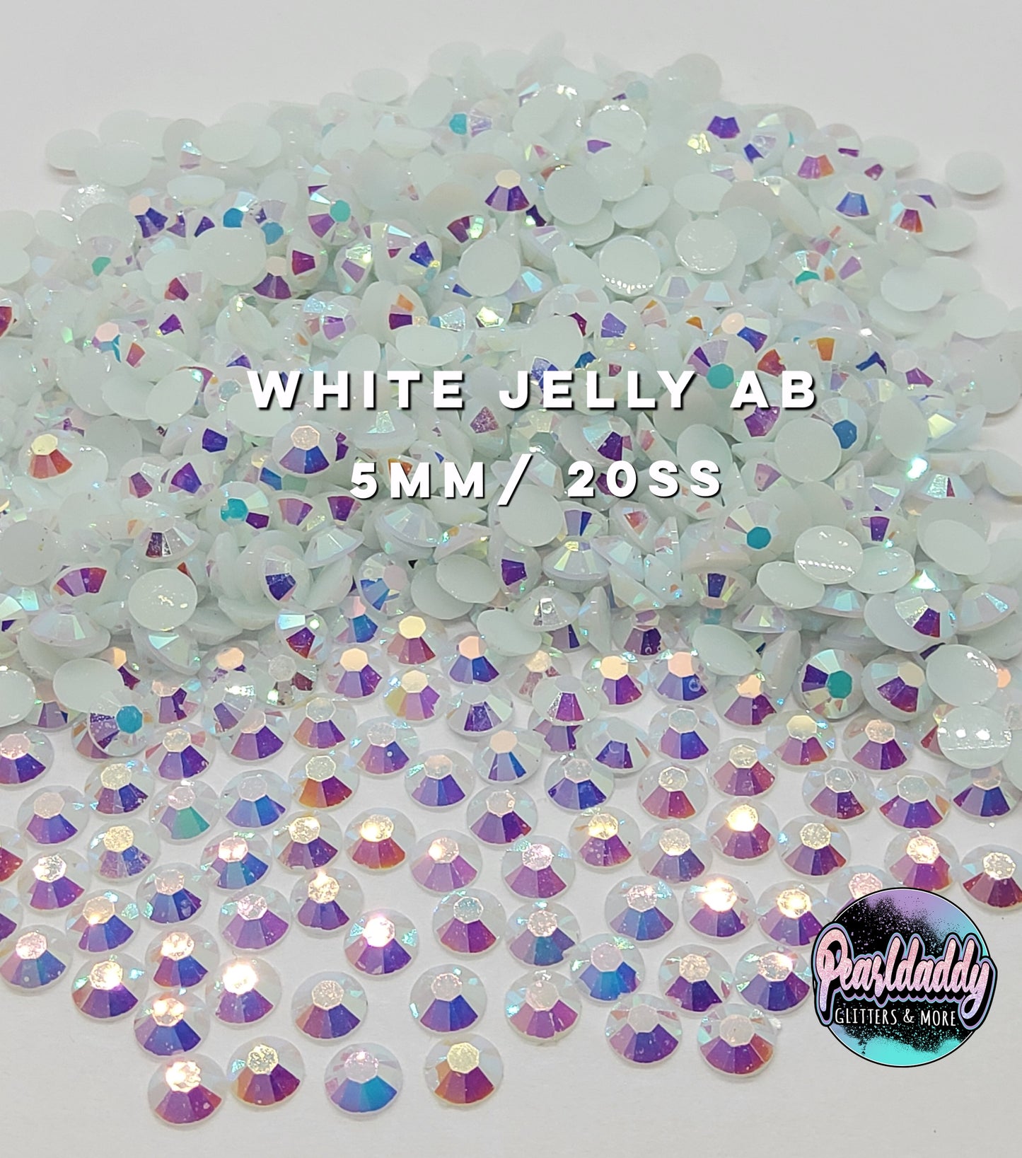 White Jelly AB Rhinestones