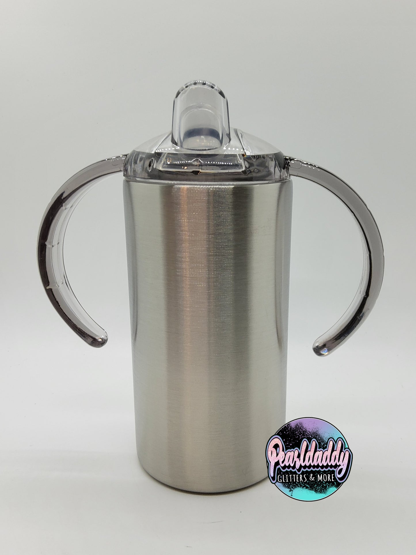 12oz. Sippy Stainless Steel Tumbler W/2 Lids