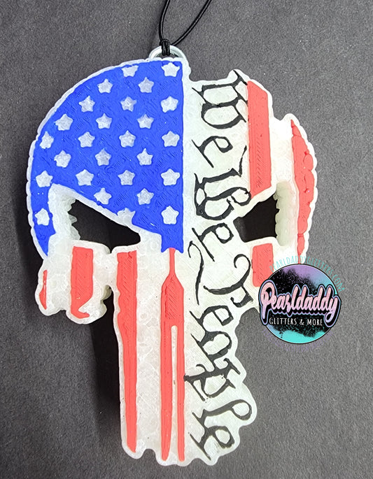 We The People Skull Freshie