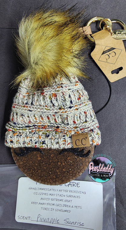 Eyelash Freshie with Beanie Hat