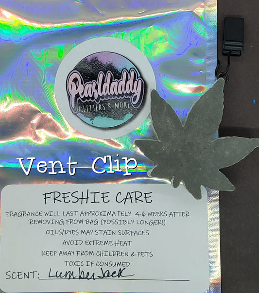 Pot Leaf Vent Clip Freshie