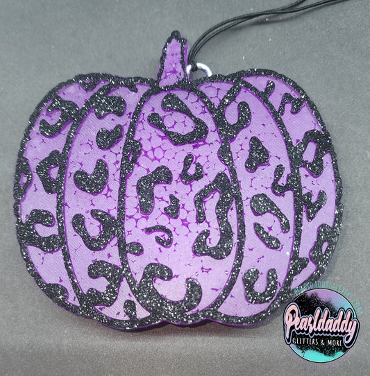 Pumpkin W/Leopard Print Freshie