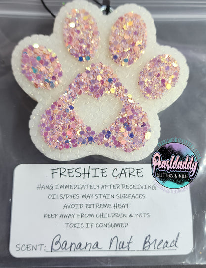 Paw Print Freshie