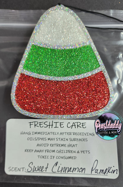 Candy Corn Shaped Freshie