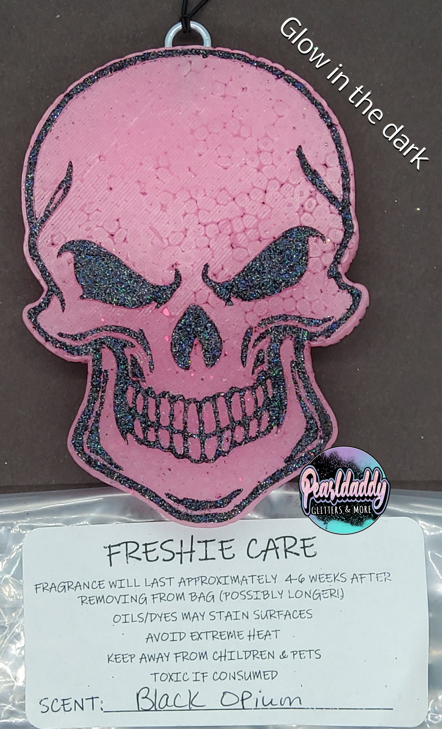 Glow in the Dark Skull Freshie