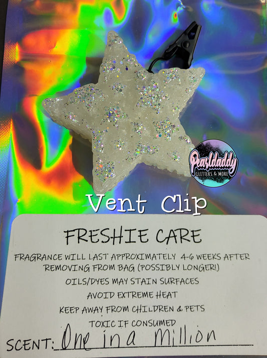 Star Vent Clip Freshie