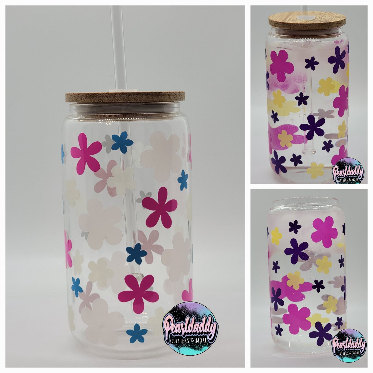 BEER CAN GLASS 16OZ W/COLOR CHANGING VINYL – Pearldaddy Glitters & More LLC
